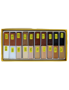 CIRE DURE 20 X 4 cm SERIE TONS BOIS 720 2