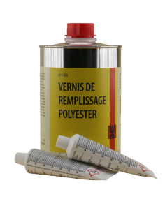 RESINE POLYESTER LIQ. 1000 ML + 50 G DURC