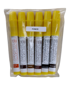 POCHETTE 6 FEUTRES PANACHES FONCE