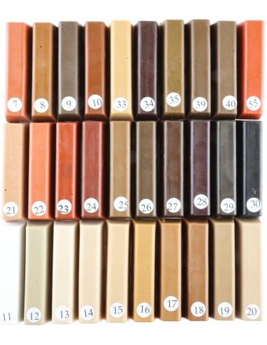 SERIE DE 30 BAT. DE CIRE MALL. ASSORTIS SURGAND