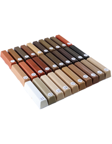 SERIE DE 30 BAT. DE CIRE MALL. ASSORTIS SURGAND